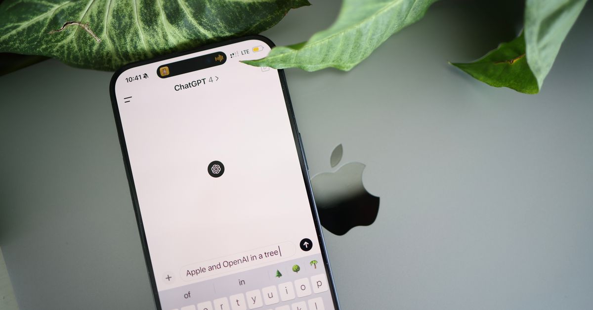 Smartphone mit leuchtender KI-Antwortblase neben einer im Schatten liegenden klassischen Ergebnisliste