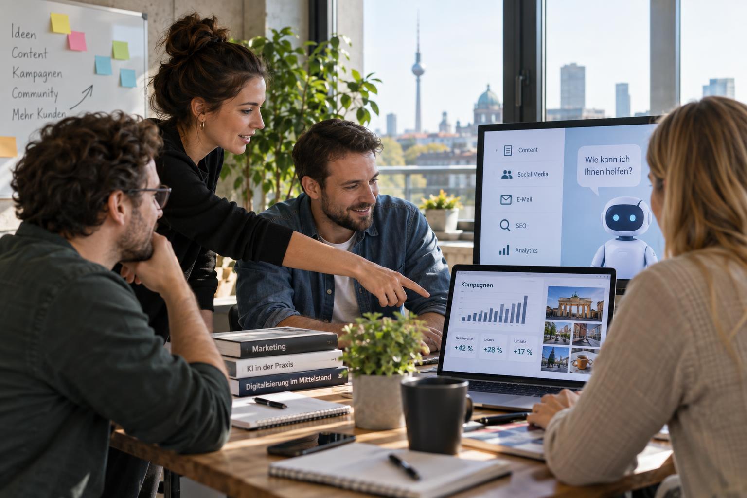 Künstliche Intelligenz im digitalen Marketing: Praxisleitfaden für KMU in Berlin-Brandenburg